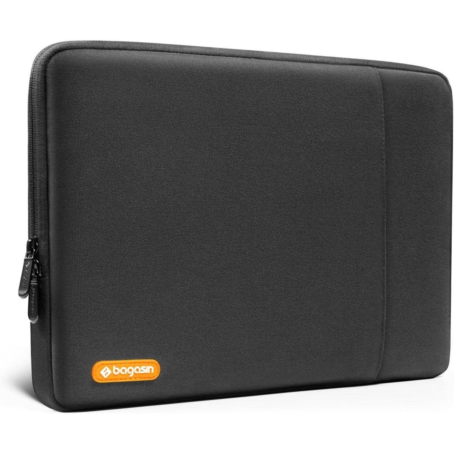 Laptop Hülle 14 Zoll Polyester Sleeve vertikal schwarz 14-15 Schwarz
