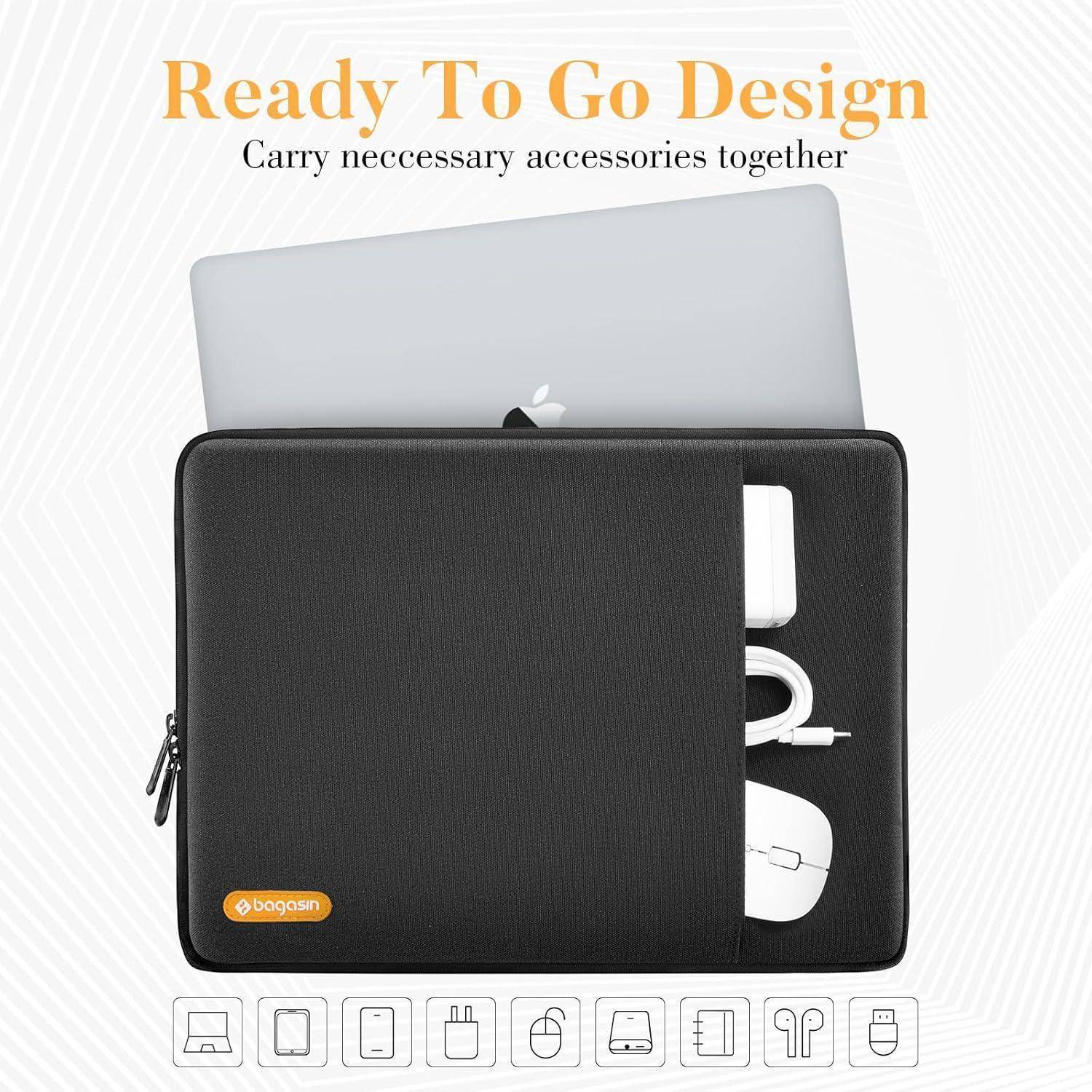 Laptop-Hülle Tasche 15-16 Zoll Schutzhülle Sleeve Ecken-Kantenschutz