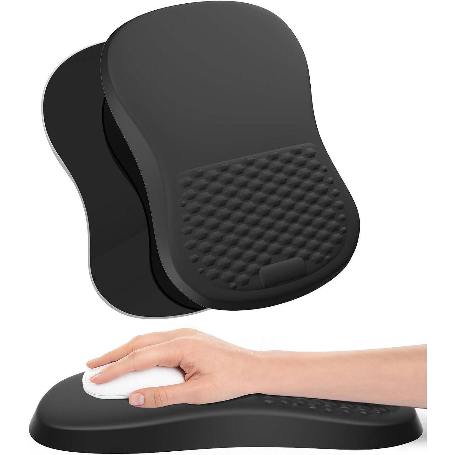 Mauspad Handballenauflage Massage Memoryschaum Unterseite XP01