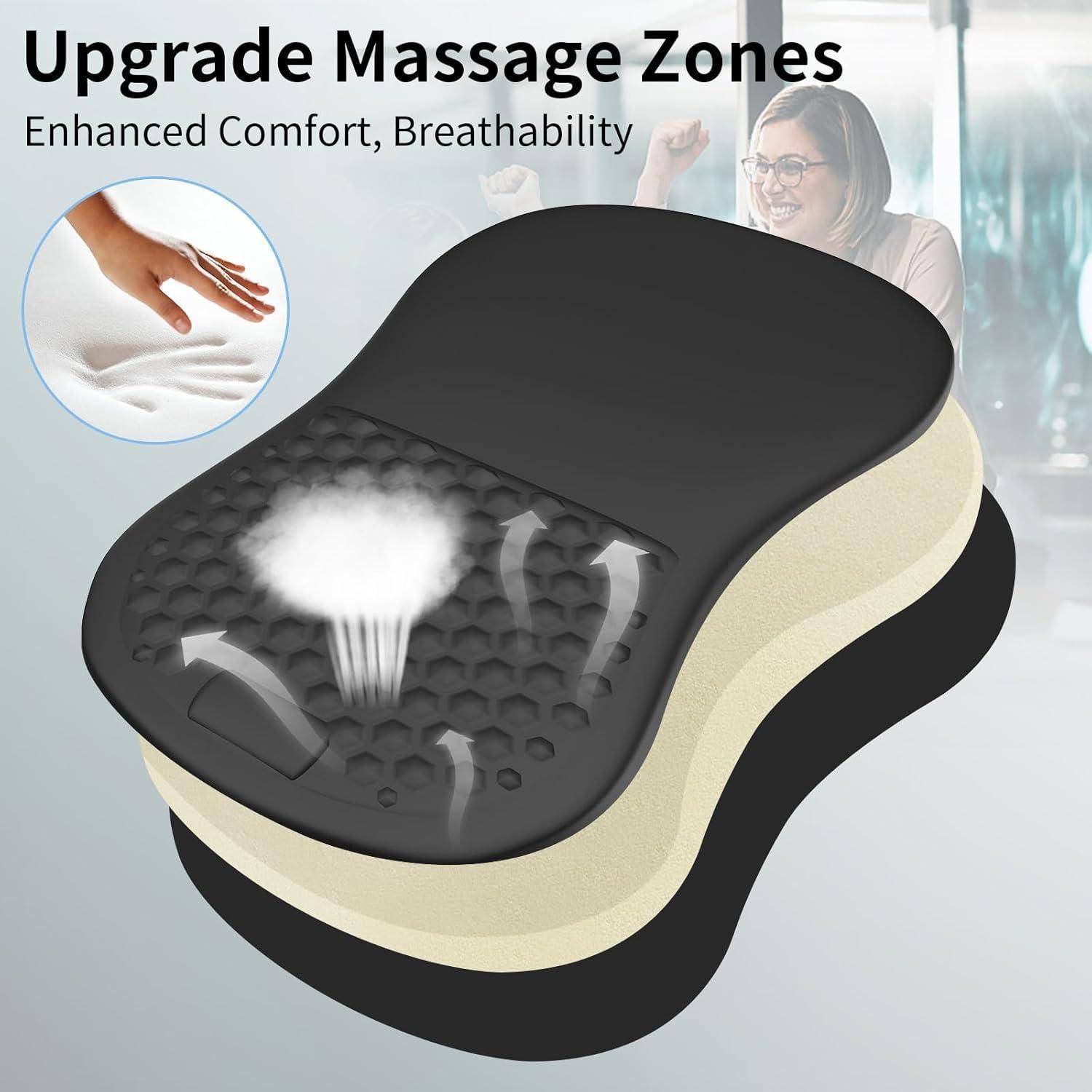 Mauspad Handballenauflage Massage Memoryschaum Unterseite XP01