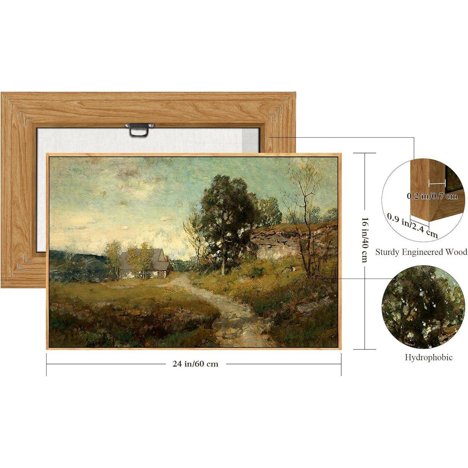 Leinwandbild Rahmen Holz 40x60cm Straße-Rahmen Holz 60L x 40B cm