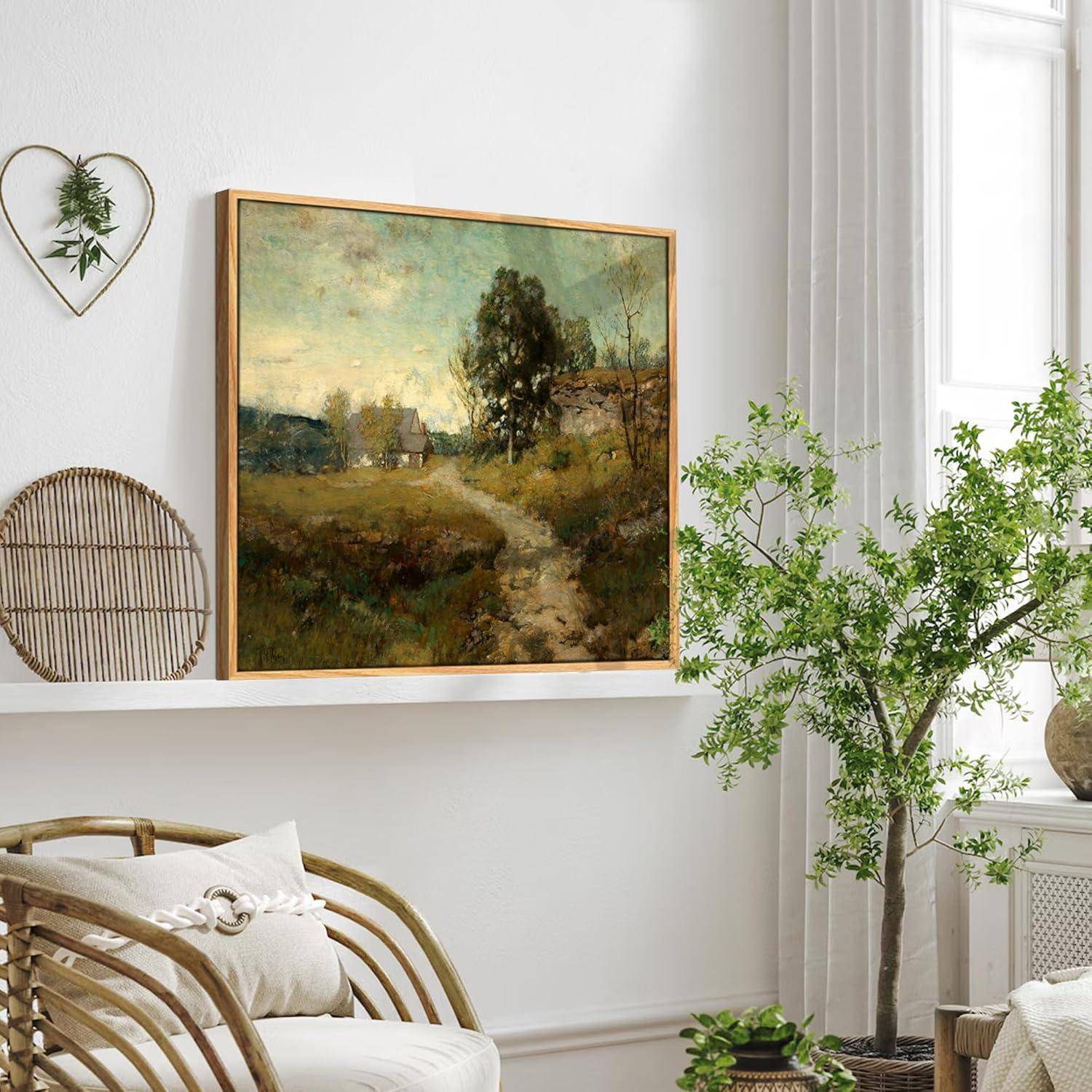 Leinwandbild Rahmen Holz 40x60cm Straße-Rahmen Holz 60L x 40B cm