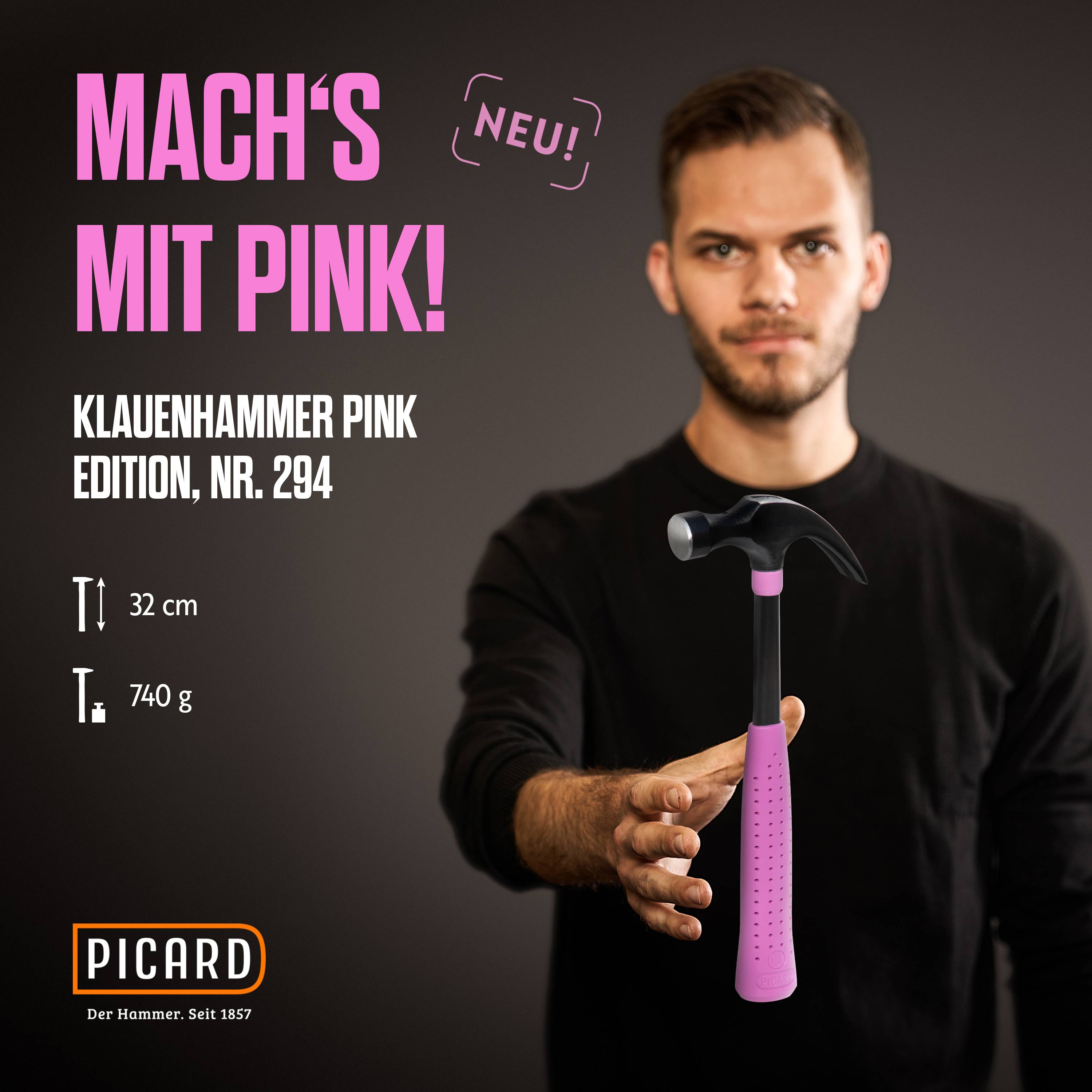 PICARD Klauenhammer Pink Edition 450g Nr. 294