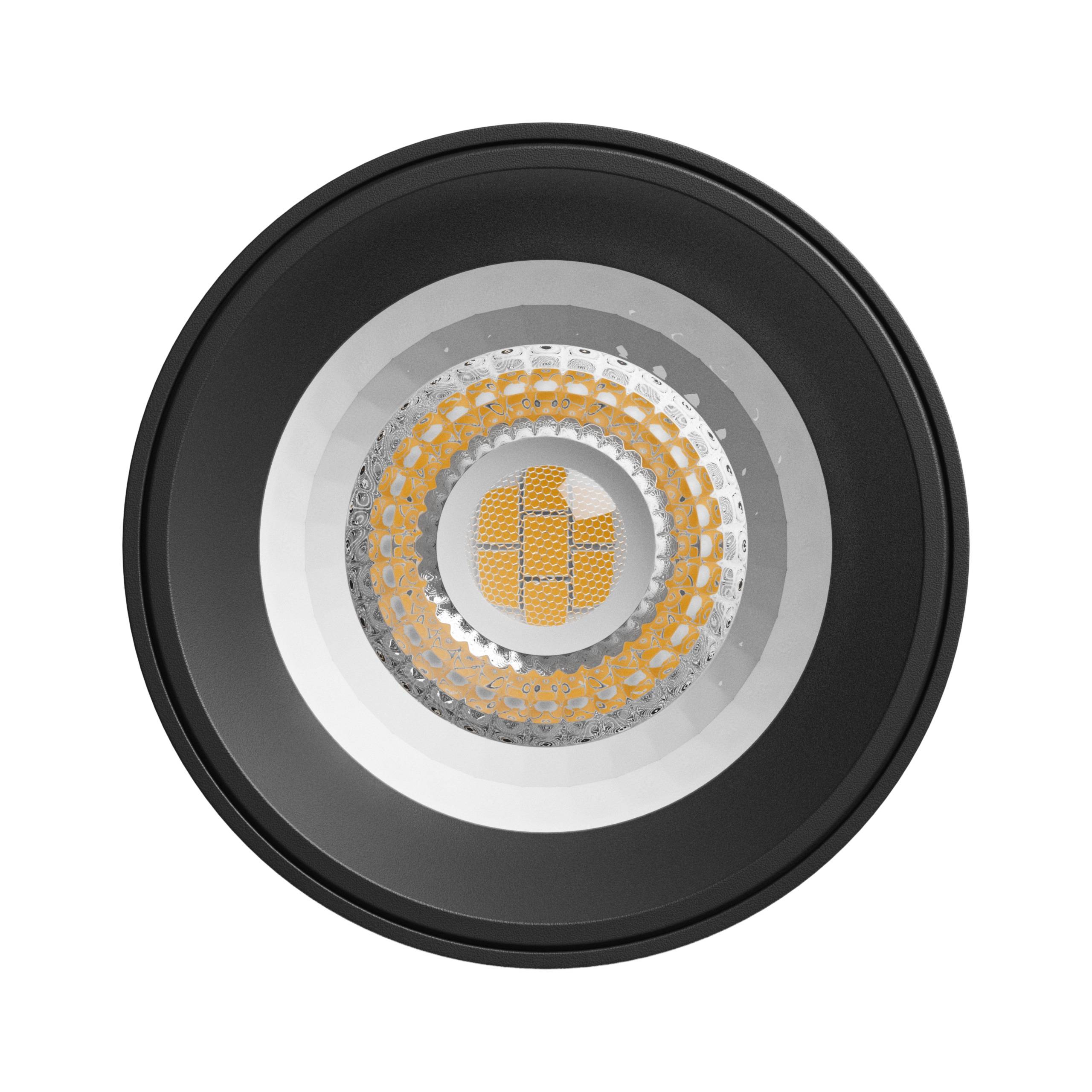 Spectrum LED MADARA ALTRO GU10 Sockel 250V IP20 60x135mm schwarz Aluminium Deckenleuchte