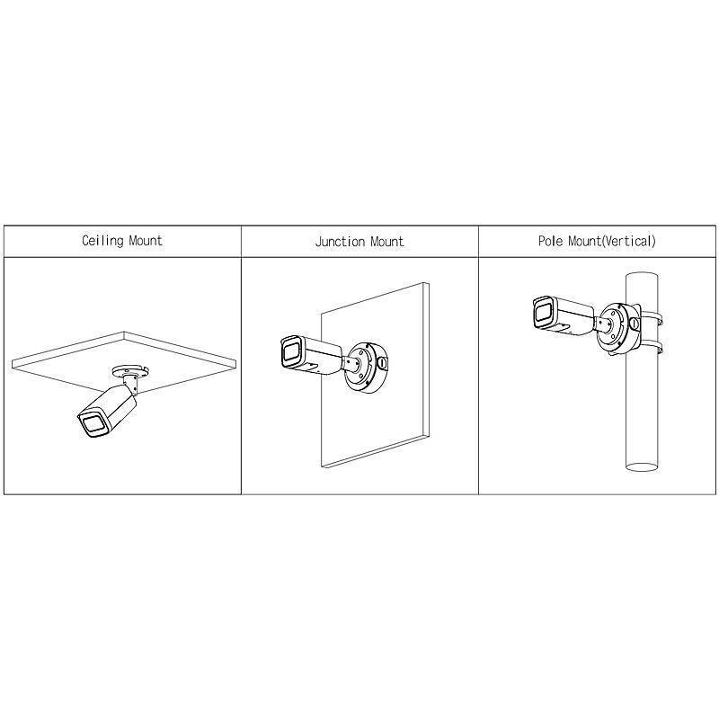 Dahua IPC-HFW3849TP-ZAS-IL IP-Kamera 4K T/N IR PoE, 4K Ultra HDBullet Kamera | Blickwinkel:114° - 32° (Objektiv-Brennwe