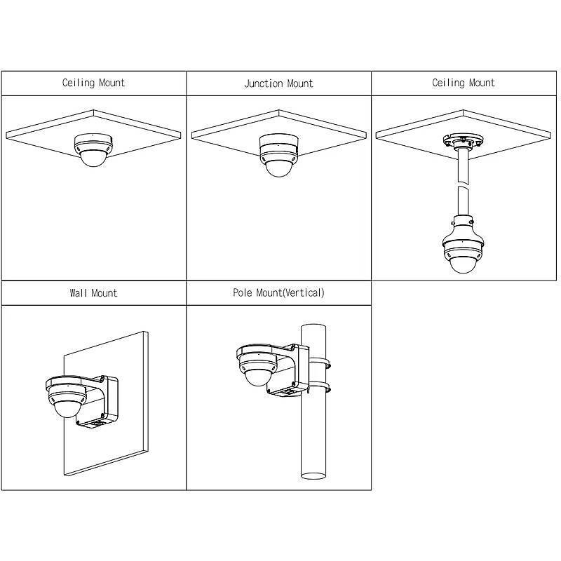 Dahua IPC-HDBW3449RP-ZS-IL IP-Kamera 4MPx T/N IR, 4 MegapixelDome Kamera | Blickwinkel:104° - 29° (Objektiv-Brennweite