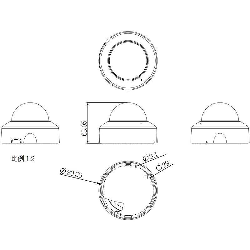 VIVOTEK FD9186-H(2.8MM) IP-Kamera 5MPx T/N IR PoE, Mit intelligentem Cyberschutz für Ihr Firmennetzwerk: Mehrstufige Er