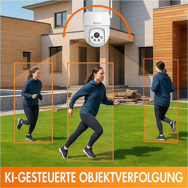 LUPUS LE213 IP-Kamera 3MPx T/N IR WLAN IP66, 3 MegapixelPTZ Kamera | Blickwinkel:83° (Objektiv-Brennweite 4 mm) | Featu