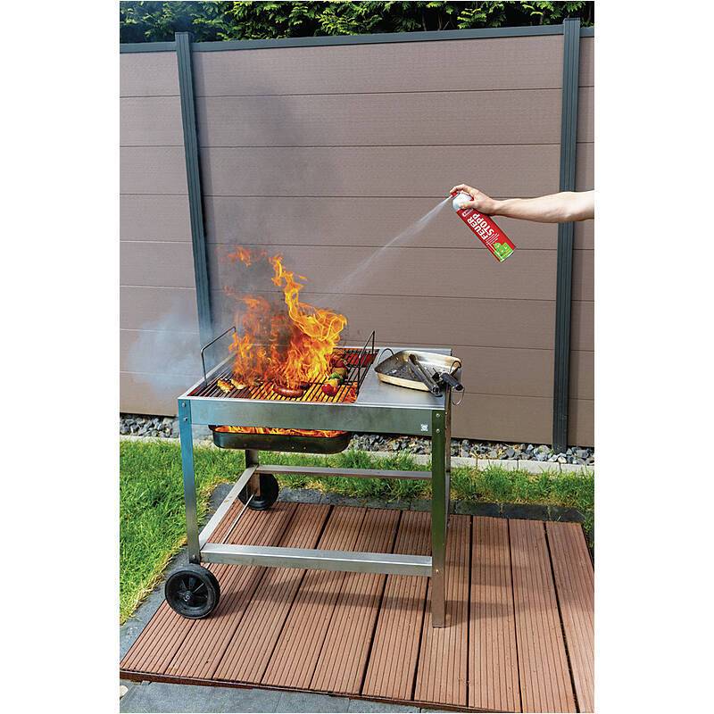 ABUS AFS625 Feuerstopp Feuerlöschspray fluorfrei, Löschspray | Füllmenge: 625 ml | Löschmittel: Schaumkonzentrat mit Wa