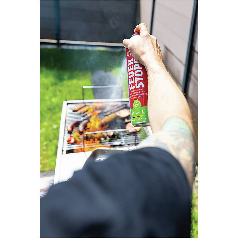 ABUS AFS625 Feuerstopp Feuerlöschspray fluorfrei, Löschspray | Füllmenge: 625 ml | Löschmittel: Schaumkonzentrat mit Wa