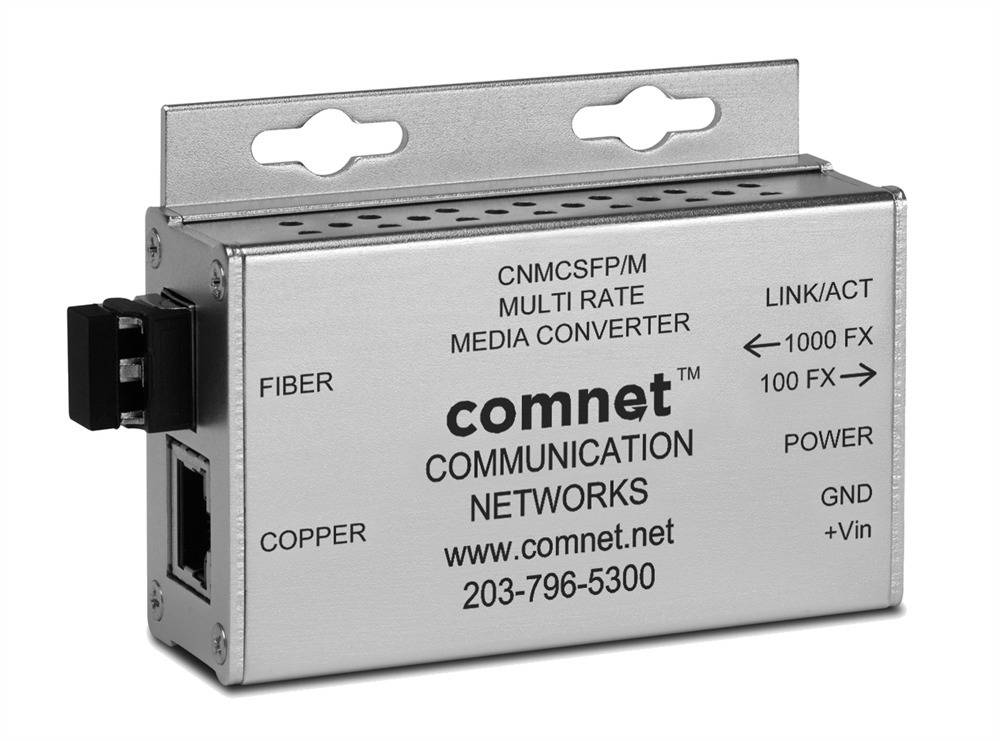 Vanderbilt CNMCSFP/M, 100/1000FX MULTIRATE MC MINI (SFP REQ)