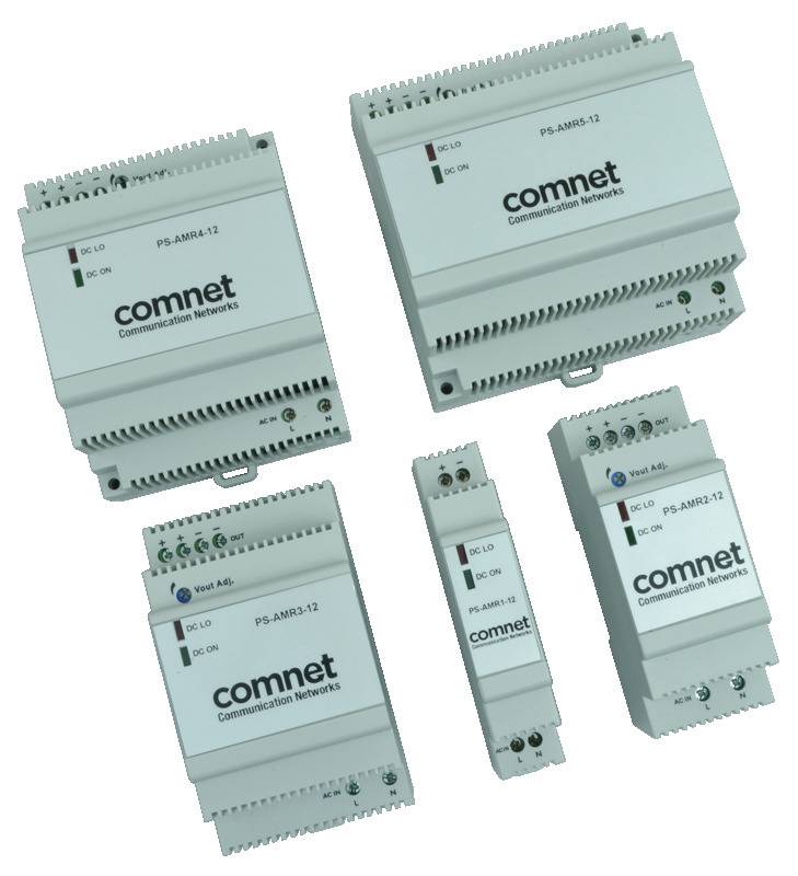 Vanderbilt PS-AMR2-12, INDUSTRIAL 12VDC 24W PSU DIN RAIL MOUNT