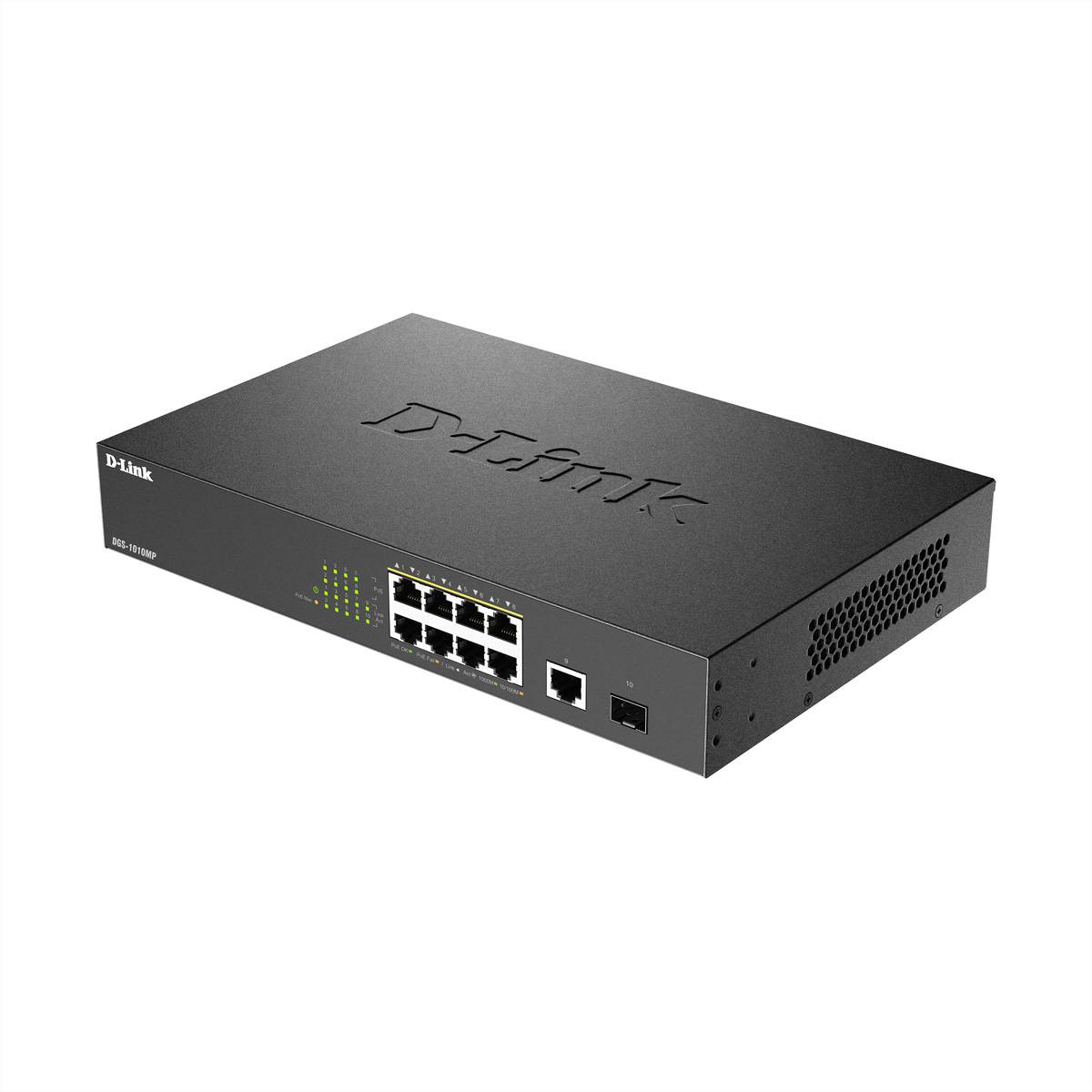 D-Link DGS-1010MP/E 10-Port PoE+ Switch Netzwerk-Infrastruktur Switches