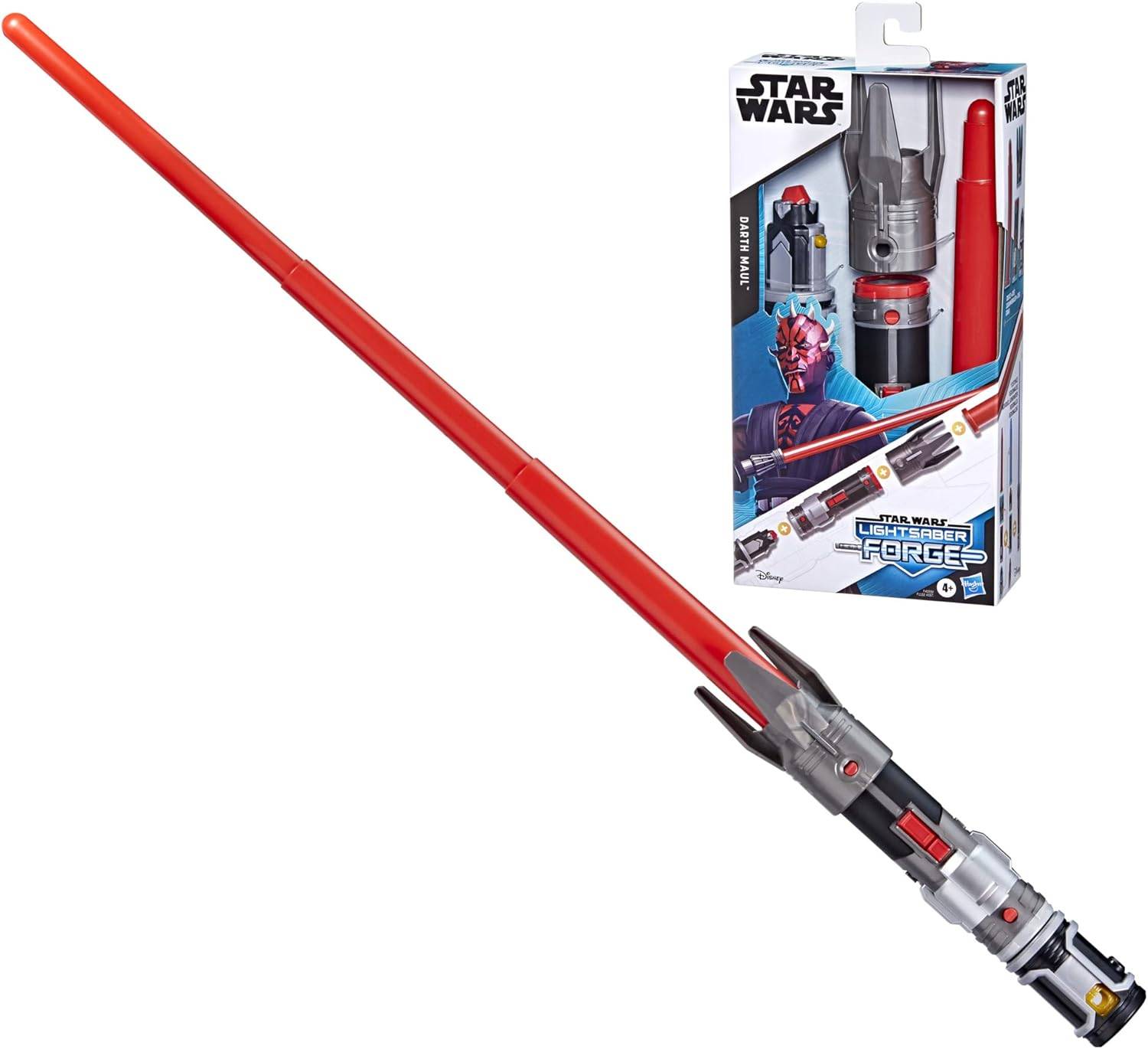 Star Wars Lightsaber Forge Darth Maul Ausziehbares Lichtschwert rot 4+