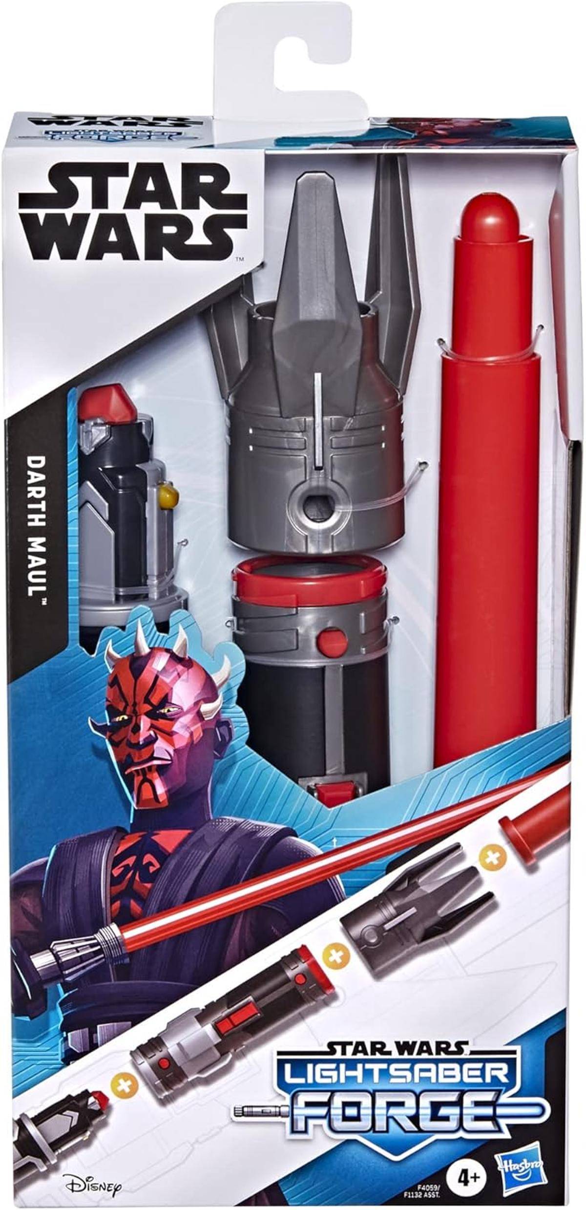 Star Wars Lightsaber Forge Darth Maul Ausziehbares Lichtschwert rot 4+