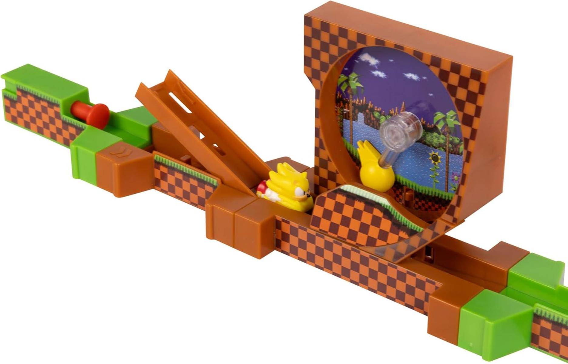 SONIC THE HEDGEHOG Go Go Racers Deluxe Spielset mit Sonic Figur 3+