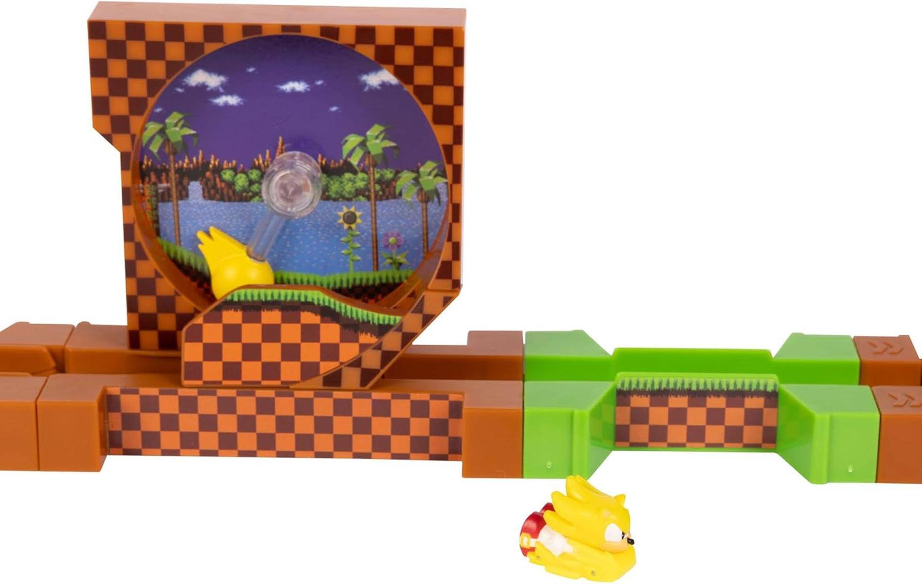 SONIC THE HEDGEHOG Go Go Racers Deluxe Spielset mit Sonic Figur 3+