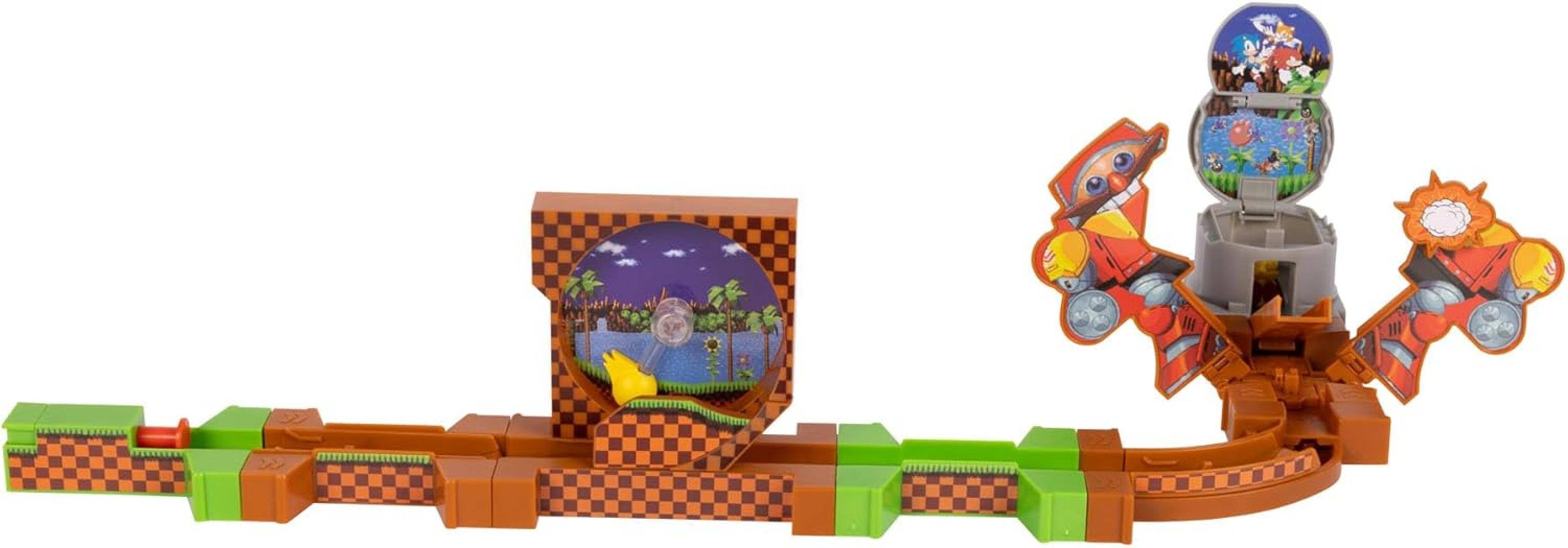 SONIC THE HEDGEHOG Go Go Racers Deluxe Spielset mit Sonic Figur 3+