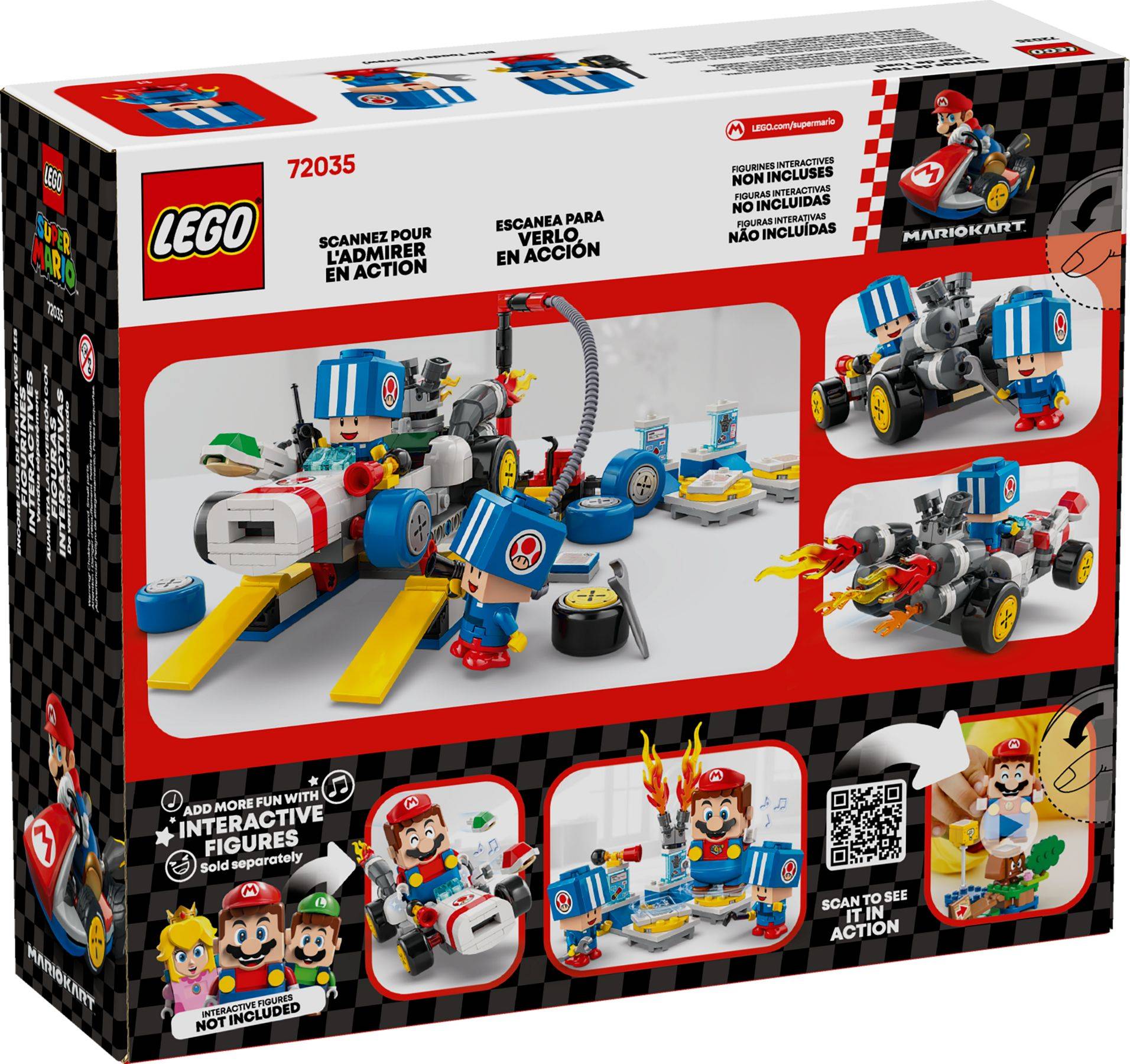 LEGO® Super Mario™ 72035 Mario Kart™ – Toads Werkstatt