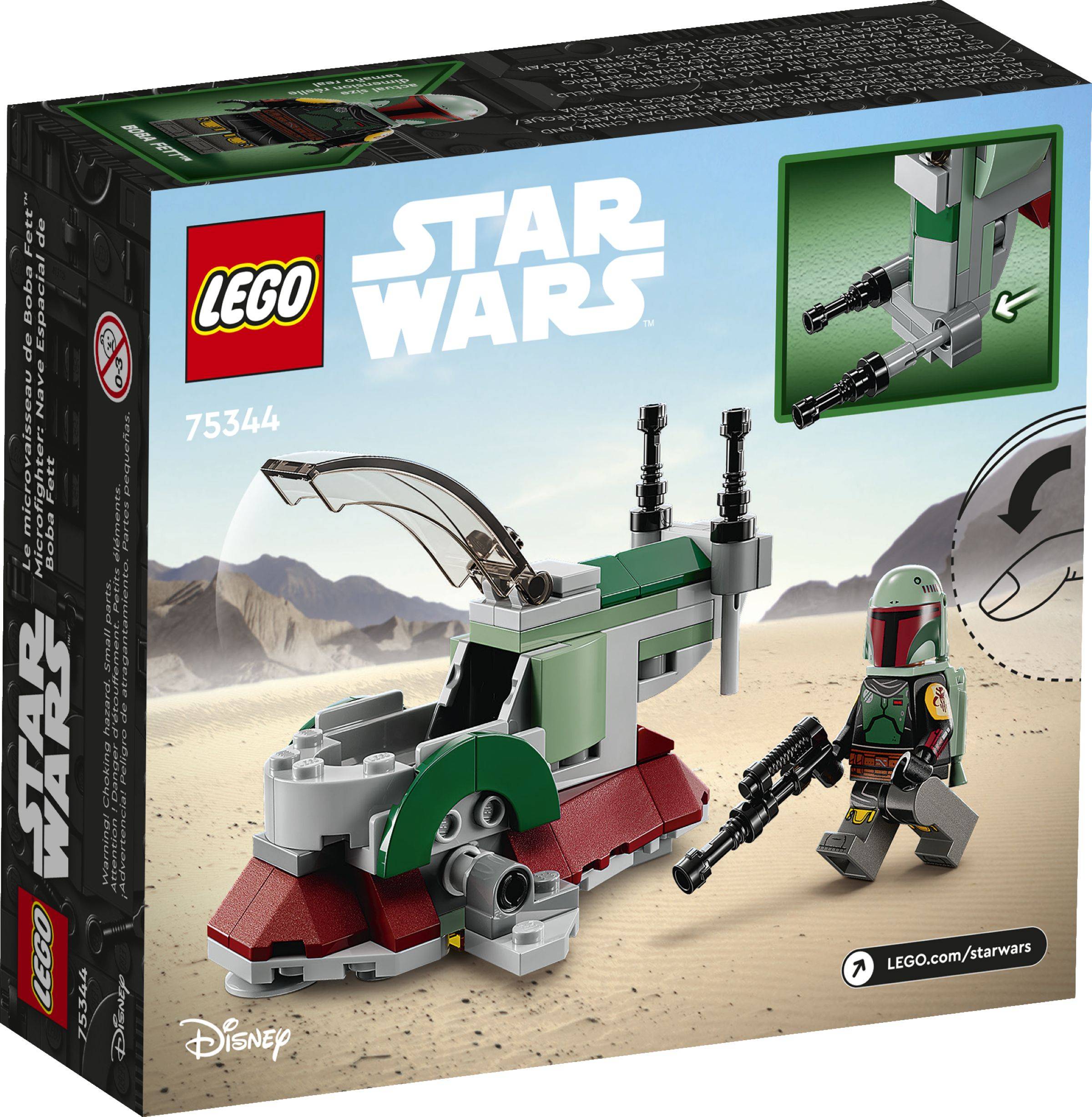 LEGO® Star Wars™ 75344 Boba Fetts Starship™ – Microfighter