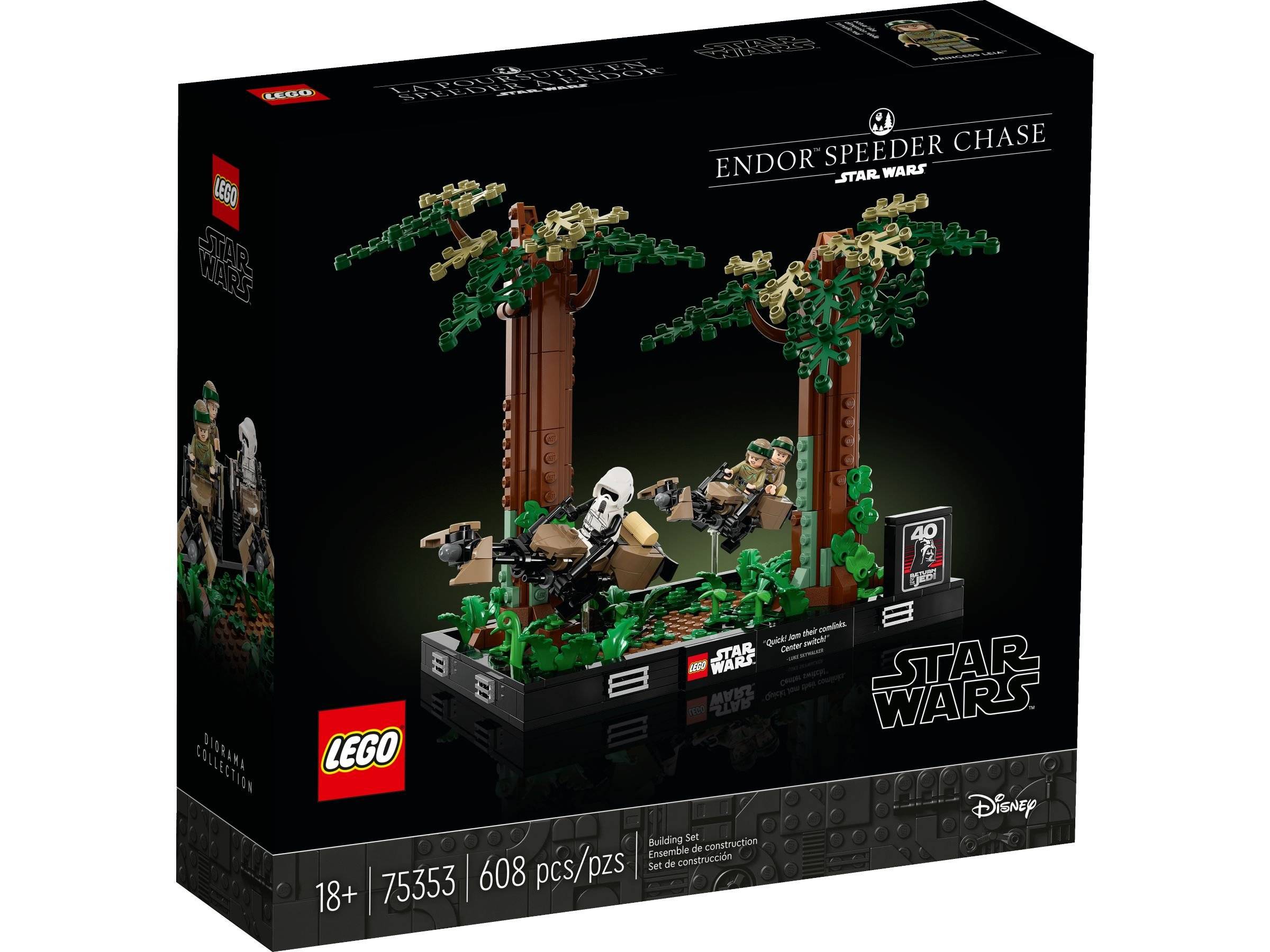 LEGO® Star Wars™ 75353 Verfolgungsjagd auf Endor™ – Diorama