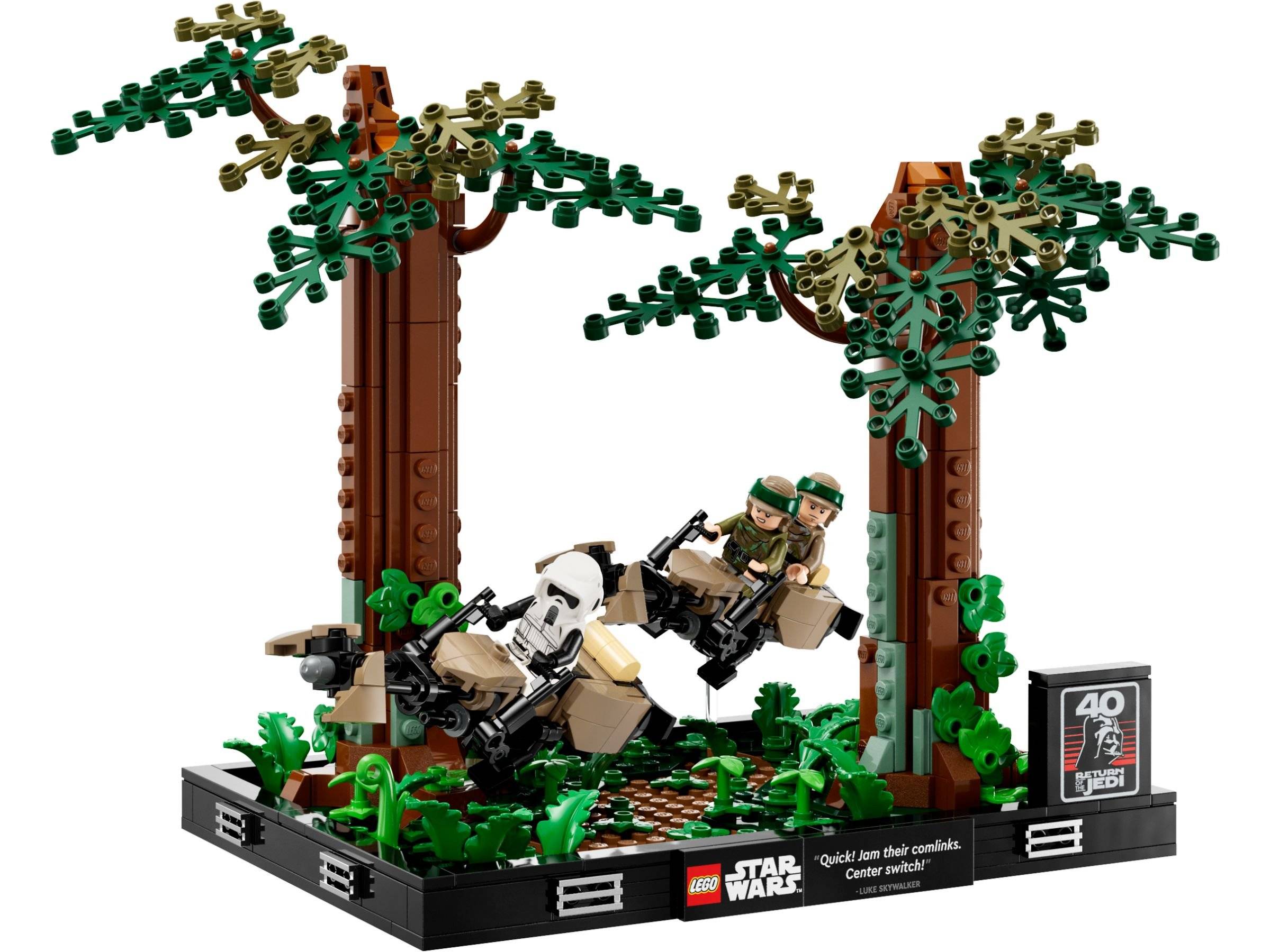 LEGO® Star Wars™ 75353 Verfolgungsjagd auf Endor™ – Diorama