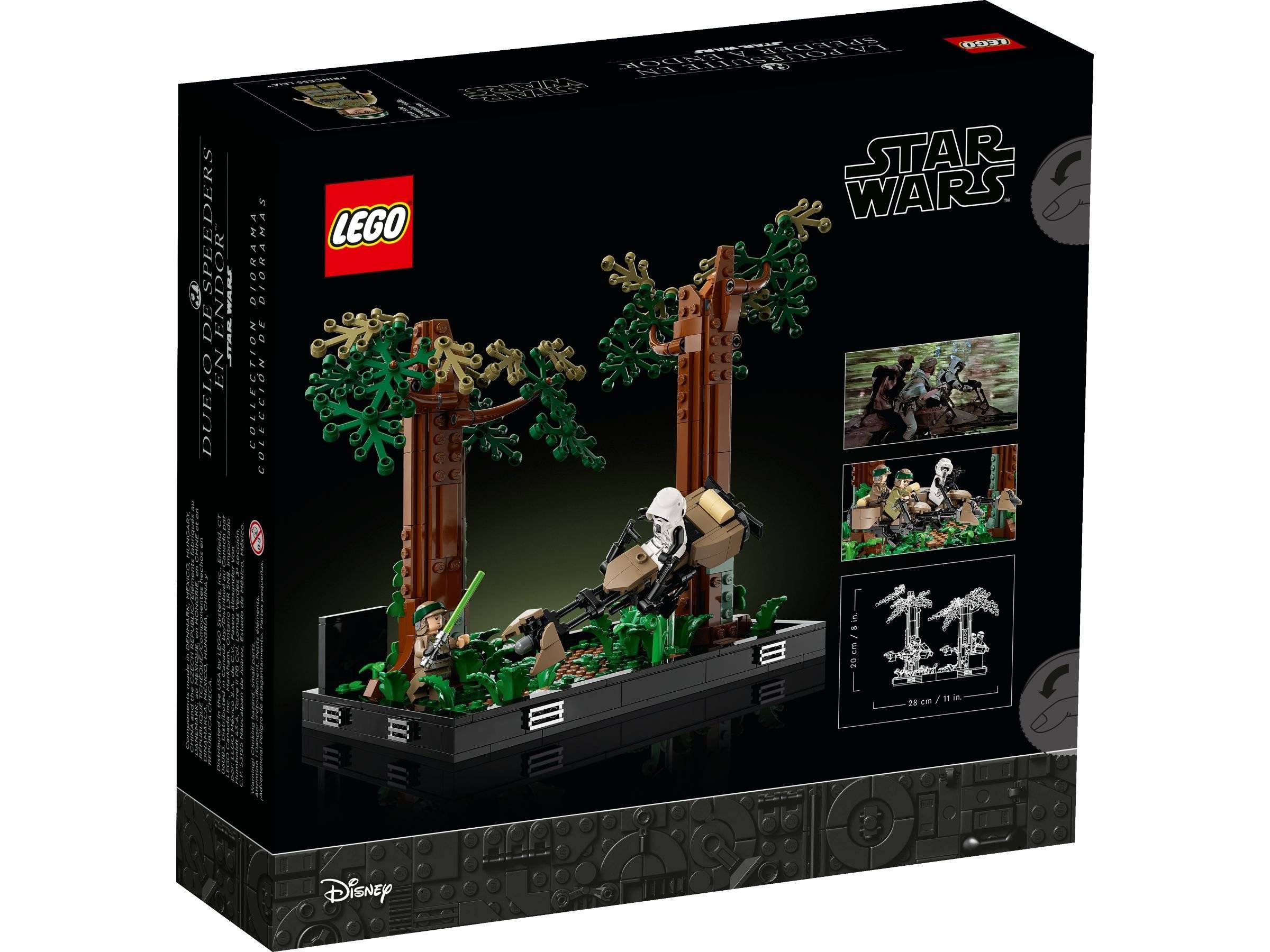 LEGO® Star Wars™ 75353 Verfolgungsjagd auf Endor™ – Diorama