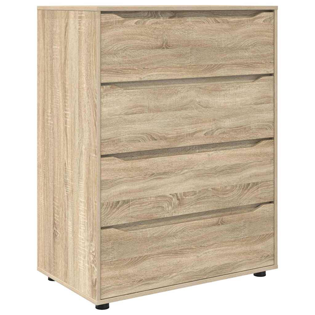 vidaXL Stauraumschränke Sonoma-Eiche 80 x 48 x 105 cm Holzwerkstoff