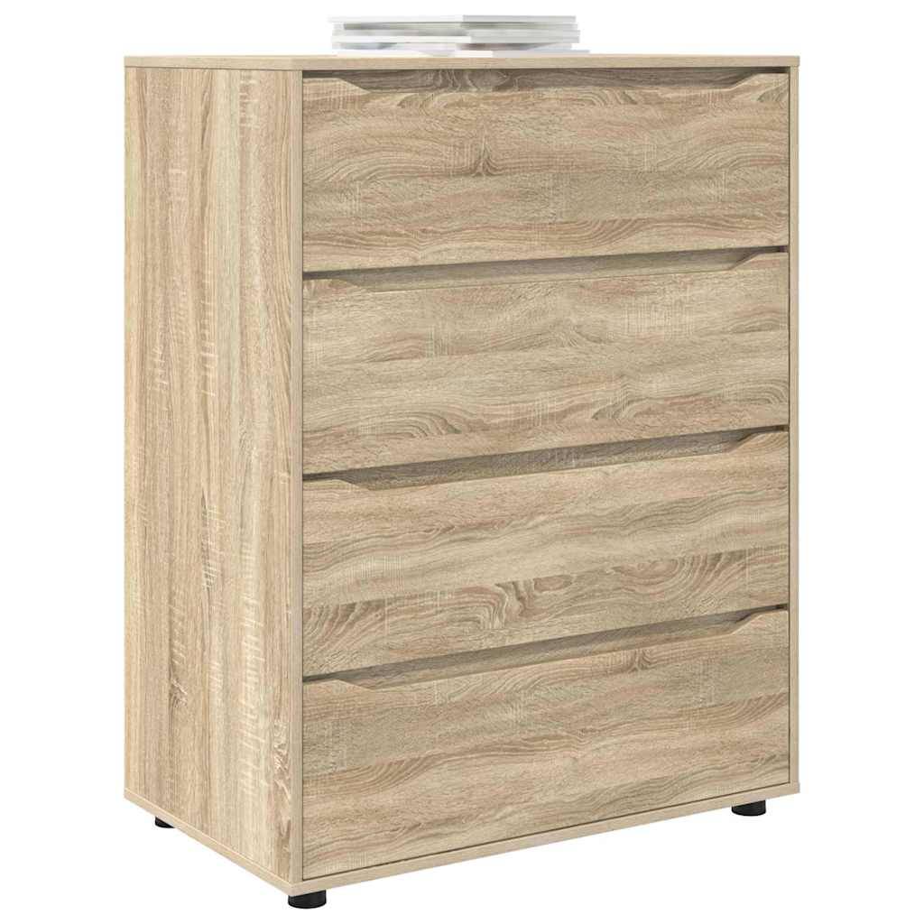 vidaXL Stauraumschränke Sonoma-Eiche 80 x 48 x 105 cm Holzwerkstoff