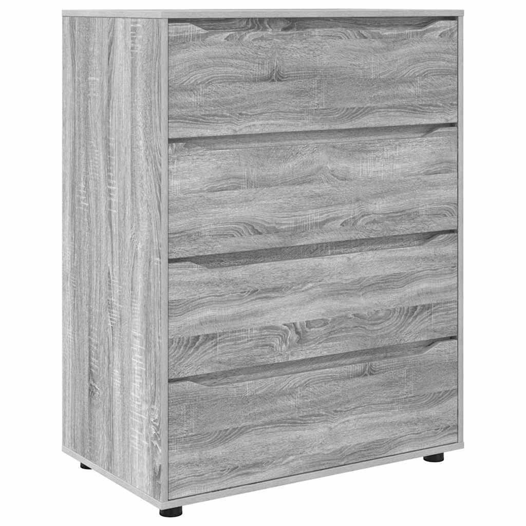 vidaXL Stauraumschränke Graues Sonoma 80 x 48 x 105 cm Holzwerkstoff