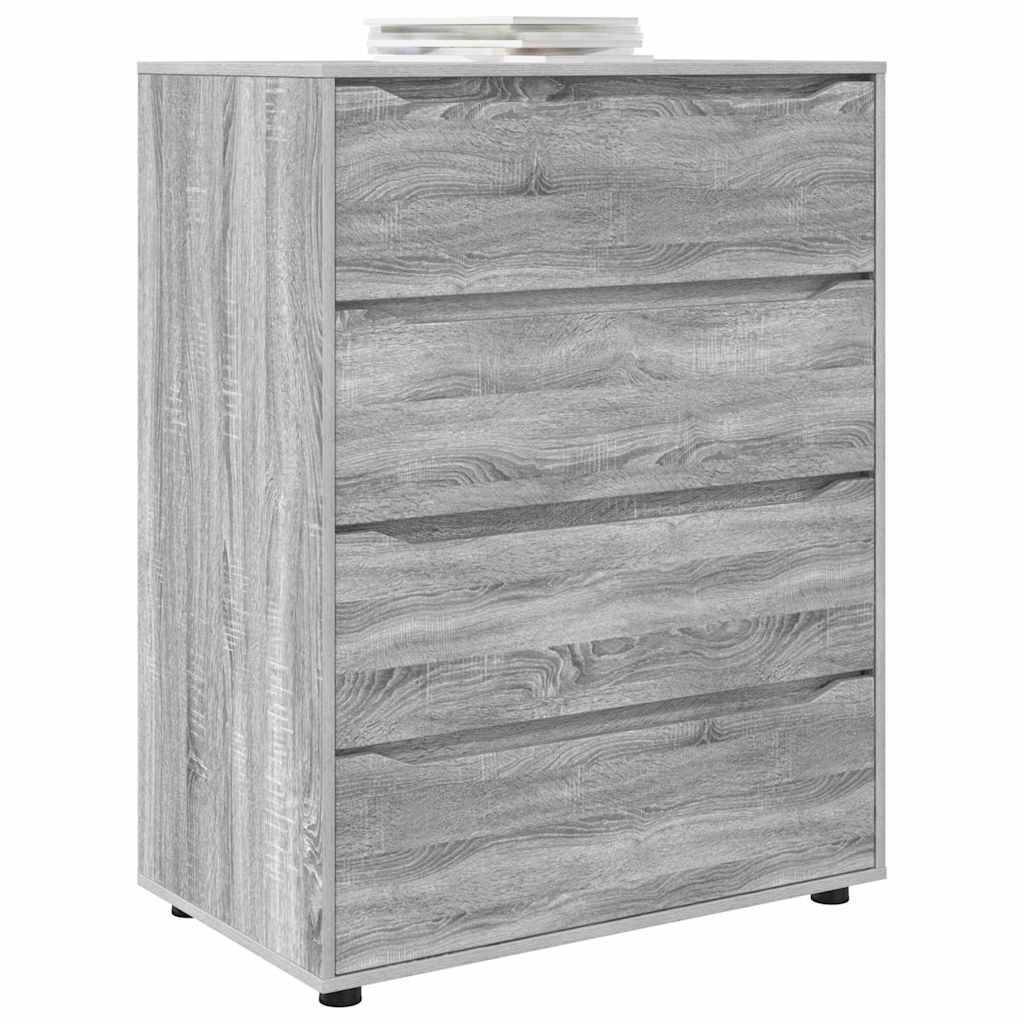 vidaXL Stauraumschränke Graues Sonoma 80 x 48 x 105 cm Holzwerkstoff