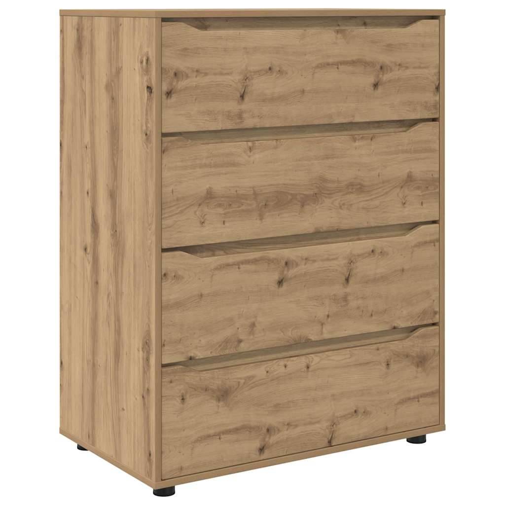 vidaXL Stauraumschränke Artisan-Eiche 80 x 48 x 105 cm Holzwerkstoff