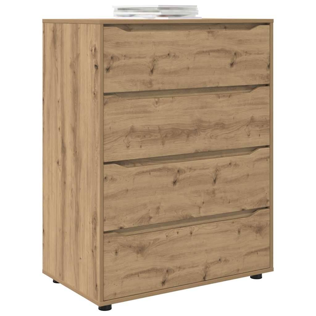 vidaXL Stauraumschränke Artisan-Eiche 80 x 48 x 105 cm Holzwerkstoff