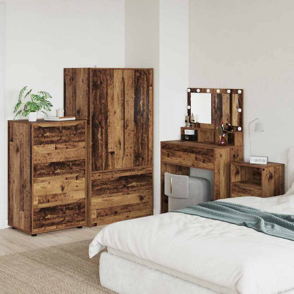 vidaXL Stauraumschränke Altholz 60 x 48 x 105 cm Holzwerkstoff