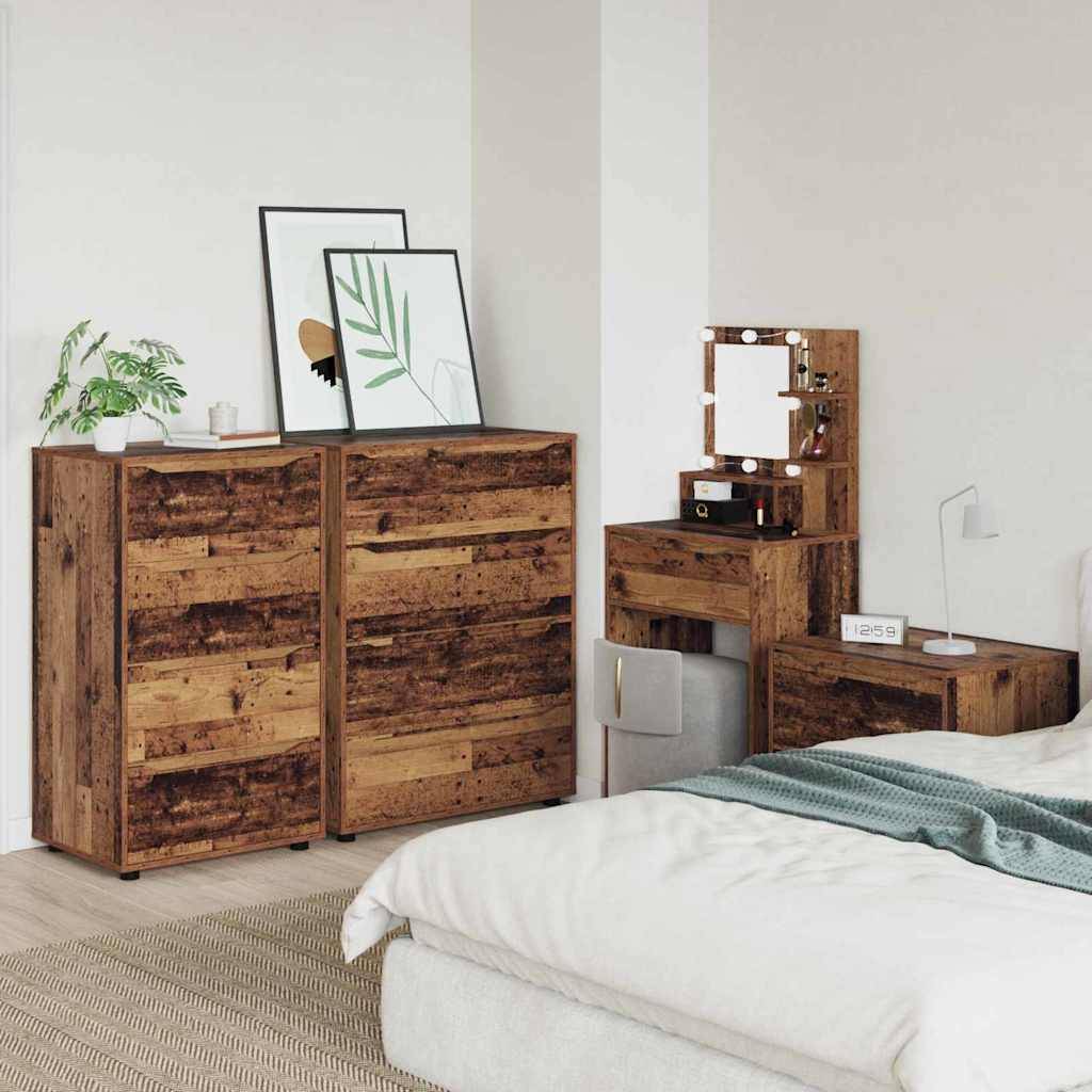 vidaXL Stauraumschränke Altholz 60 x 48 x 105 cm Holzwerkstoff
