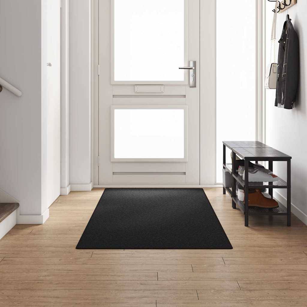 vidaXL Teppichläufer Anthrazit 100 x 300 cm 100% Polypropylen