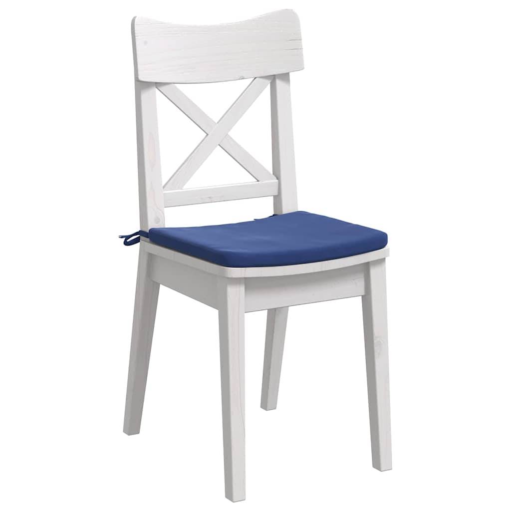 vidaXL Sitzkissen 4 pcs Polizeiblau 40 x 40 x 3 cm Samt