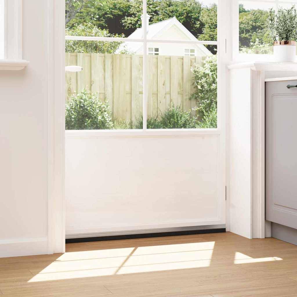 vidaXL Selbstklebende Türbürstendichtungen 2 pcs Silber 100 cm