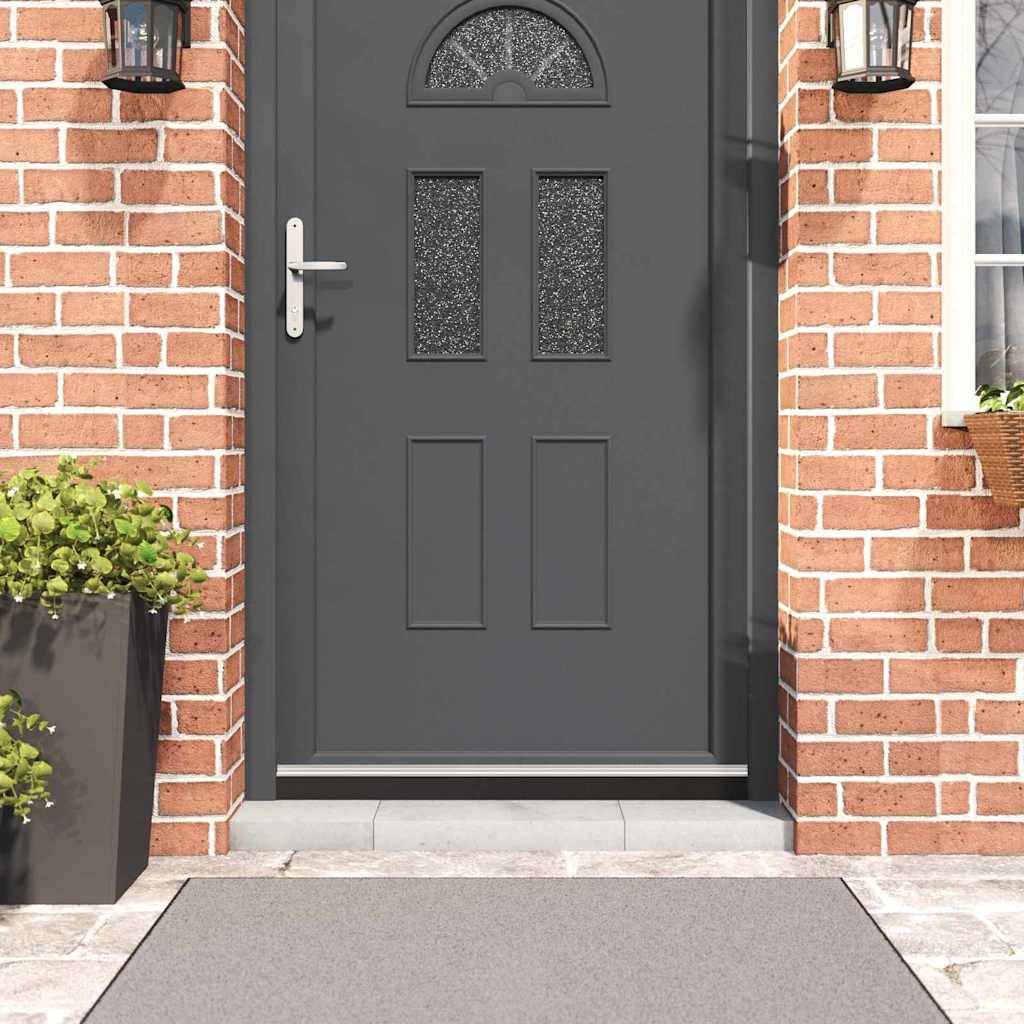 vidaXL Selbstklebende Türbürstendichtungen 12 pcs Silber 100 cm