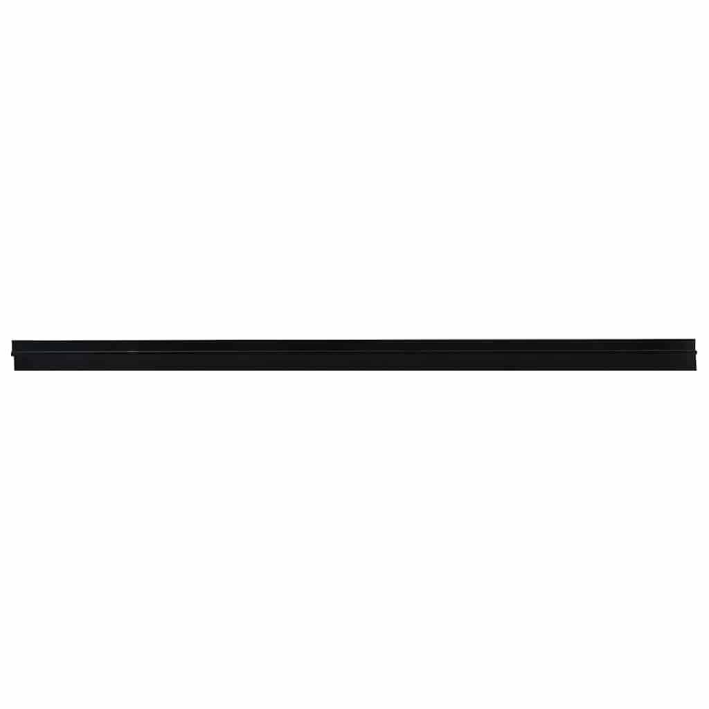 vidaXL Selbstklebende Türbürstendichtungen 2 pcs Schwarz 100 cm
