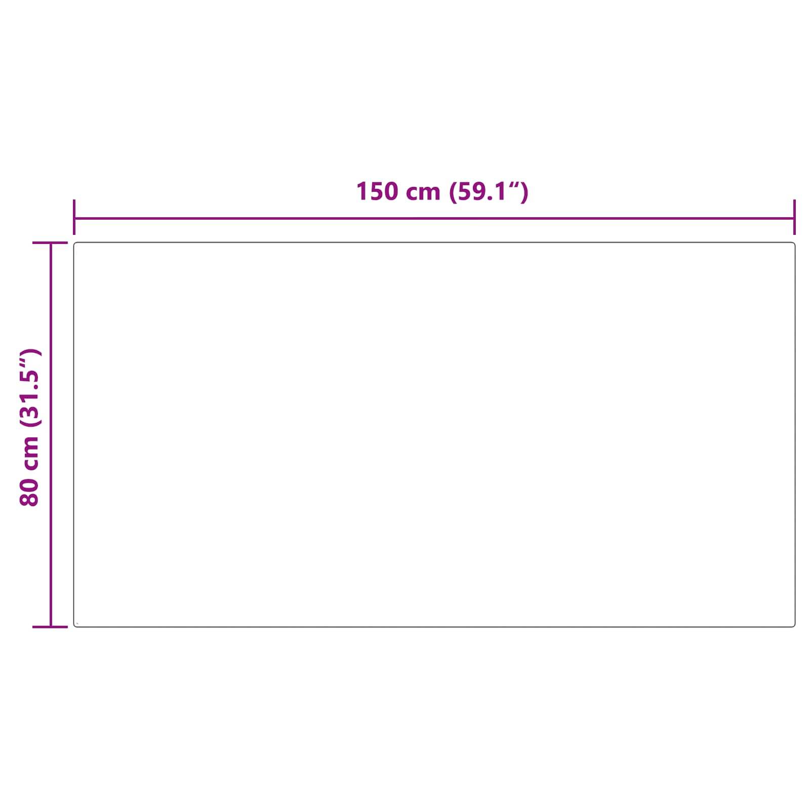 vidaXL Teppich aus Kunstschaffell TAFALLA Beige 80 x 150 cm Polyester