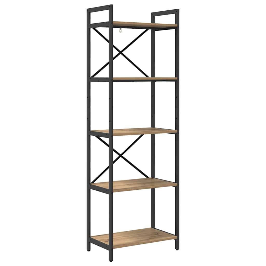vidaXL Bücherregal Artisan-Eiche 56 x 34 x 171 cm Holzwerkstoff