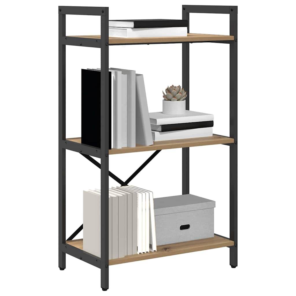 vidaXL Bücherregal Artisan-Eiche 56 x 34 x 96 cm Holzwerkstoff
