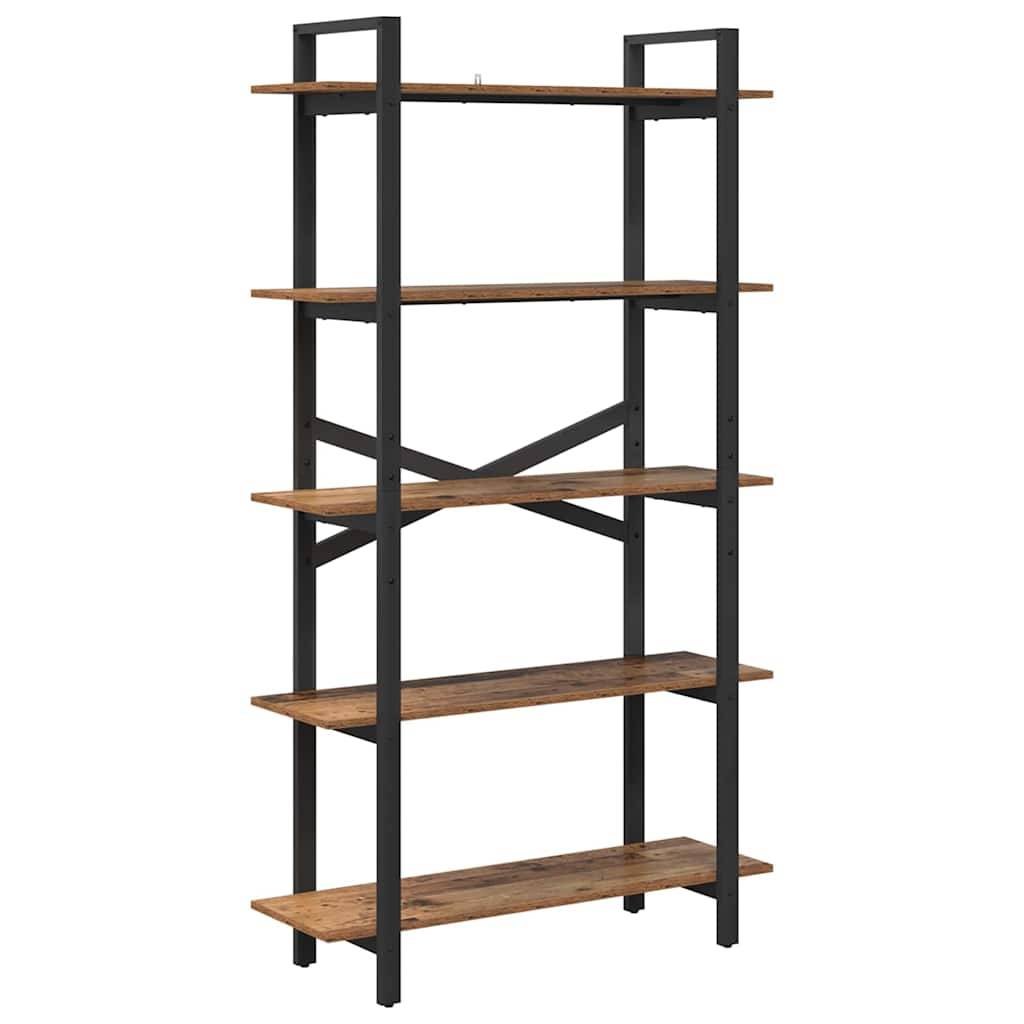 vidaXL Bücherregal Altholz 100 x 33,5 x 178 cm Holzwerkstoff
