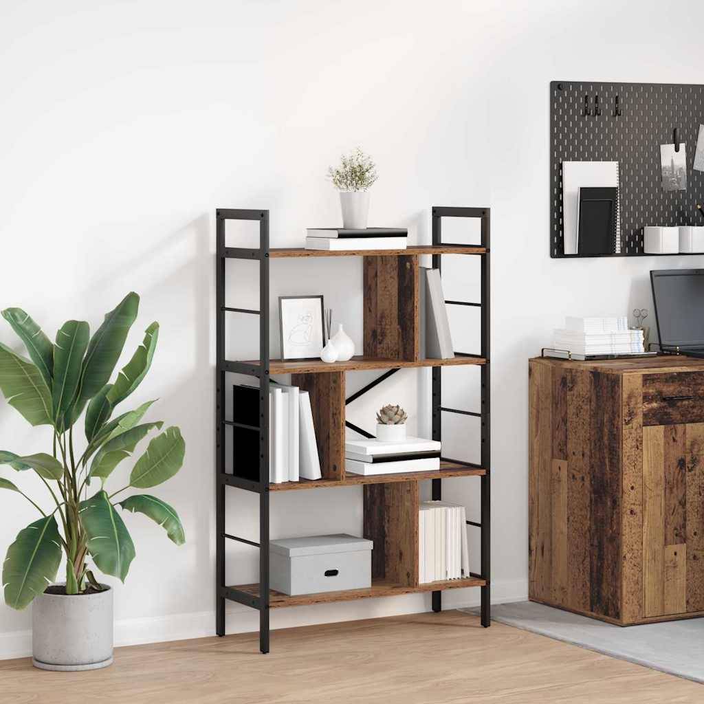 vidaXL Bücherregal Altholz 75 x 30 x 123,5 cm Holzwerkstoff