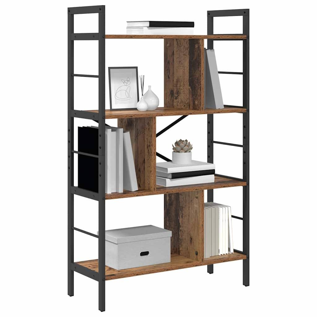 vidaXL Bücherregal Altholz 75 x 30 x 123,5 cm Holzwerkstoff