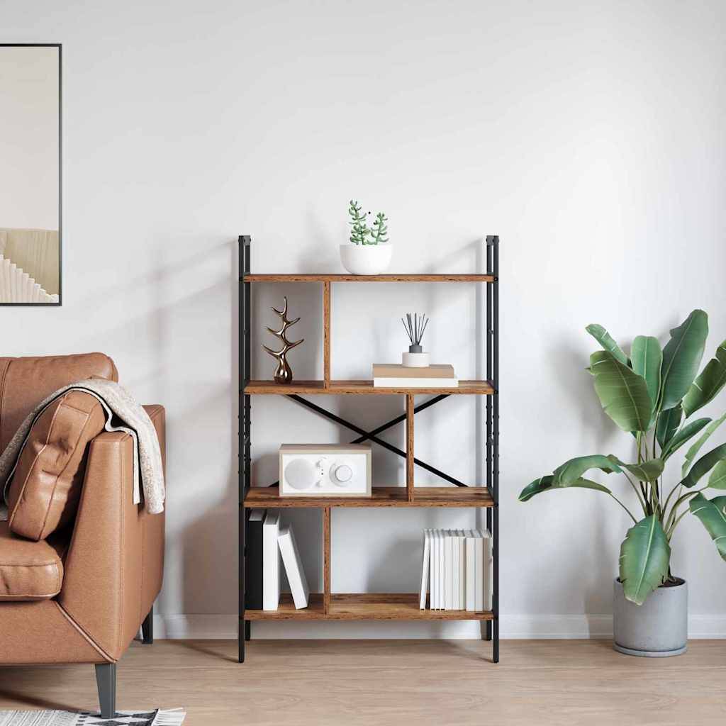 vidaXL Bücherregal Altholz 75 x 30 x 123,5 cm Holzwerkstoff