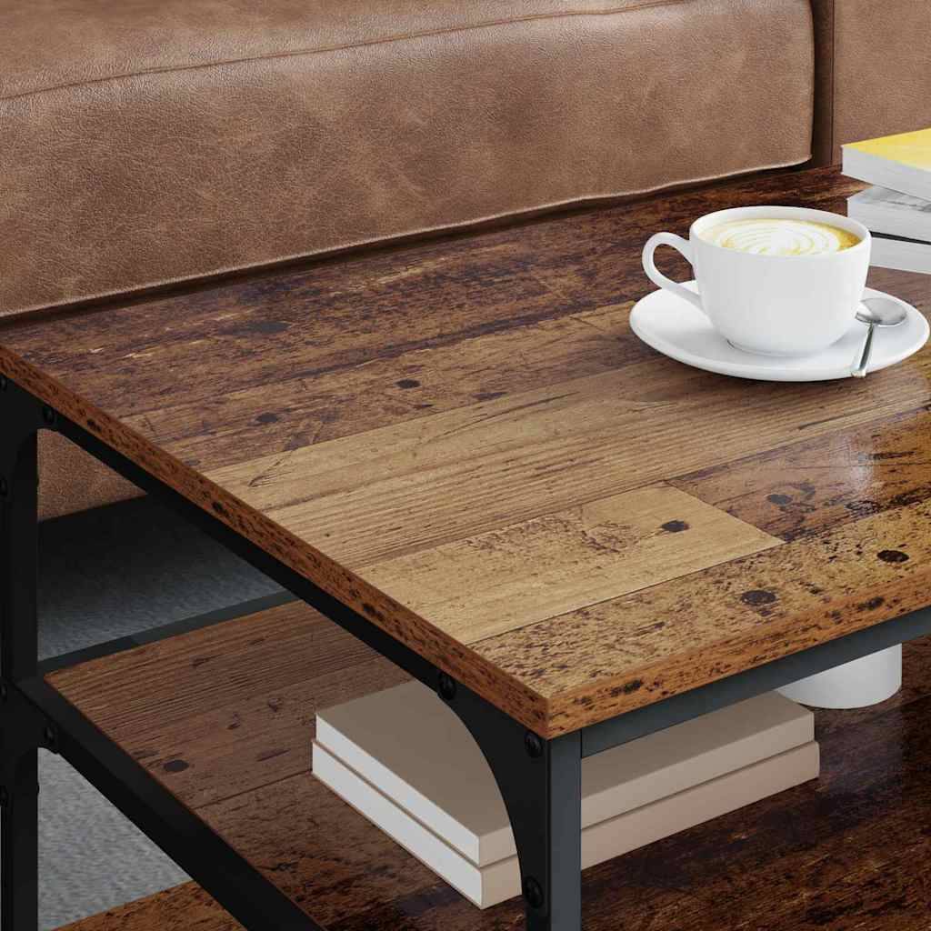 vidaXL Couchtisch Altholz 90 x 49 x 40 cm Holzwerkstoff