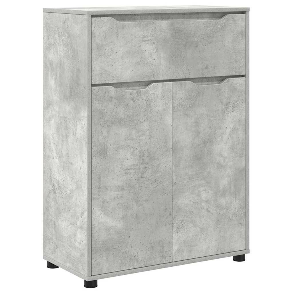 vidaXL Badezimmerschrank Beton Grau 72,5 x 36,5 x 100 cm Holzwerkstoff