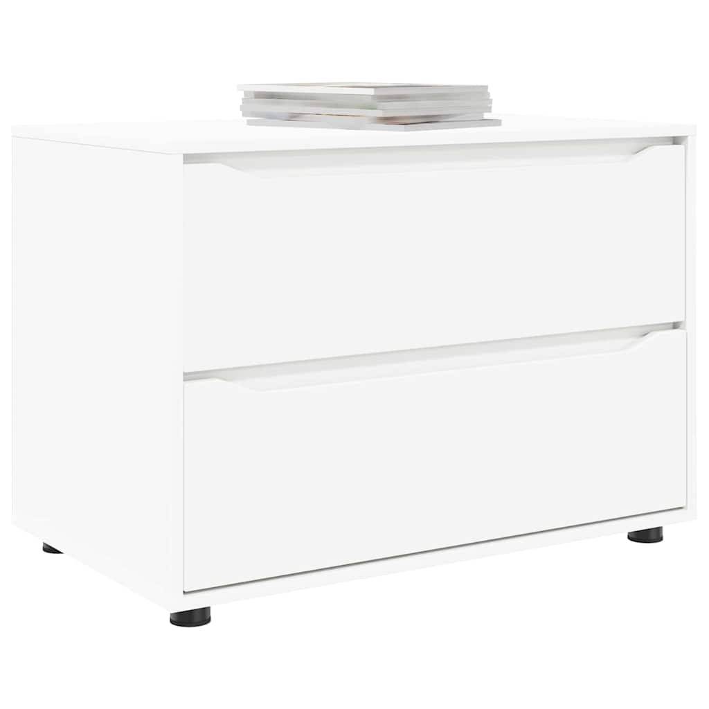 vidaXL Aufbewahrungsschrank Weiß 80 x 48 x 57 cm Holzwerkstoff